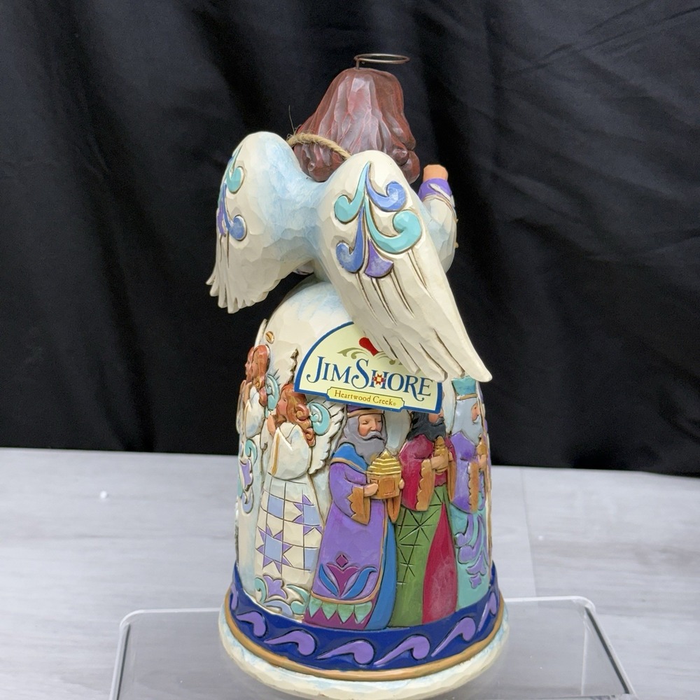 Jim Shore Christmas Nativity Angel Diorama w/Lighted Holy Family Scene 4037600 - Picture 6 of 16